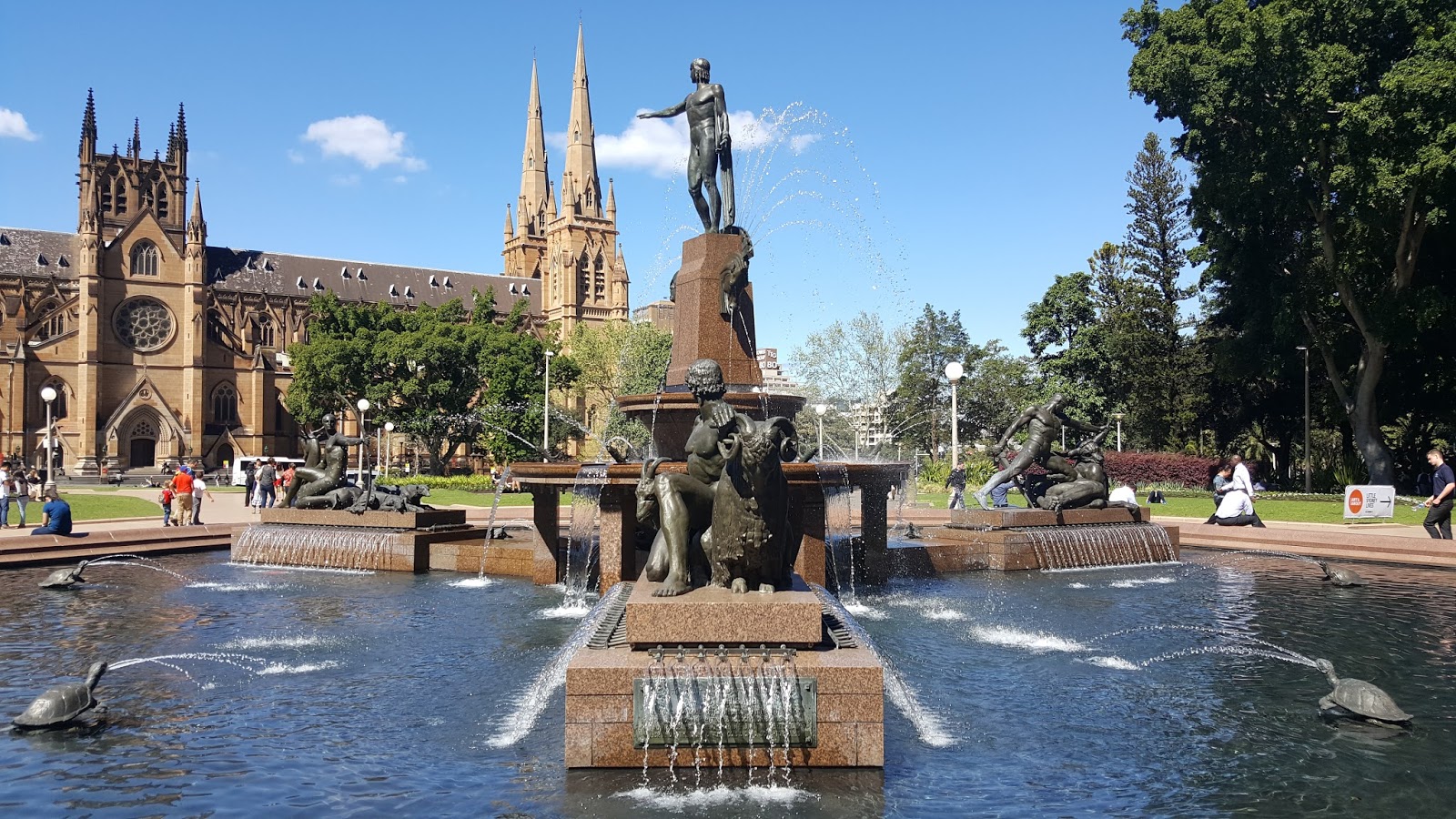 The Archibald Fountain at Sydney