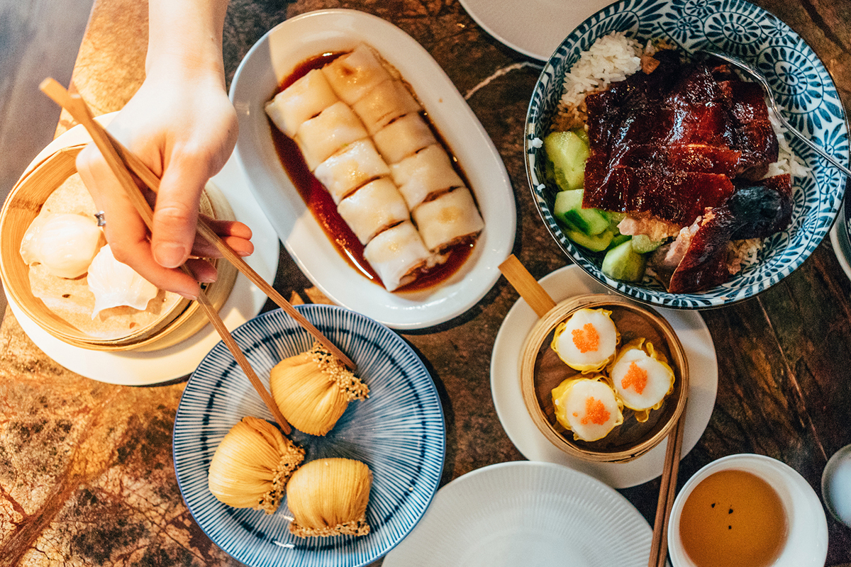 food presentation in chinese